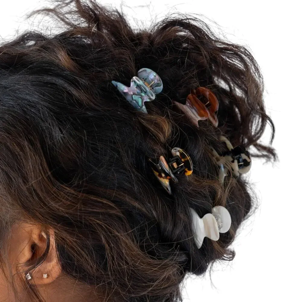 FRANCE LUXE Couture Claw Clip French Classic Mini Set of 2 in Tokyo